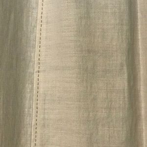 NWT Ann Taylor White Linen Skirt Size 6